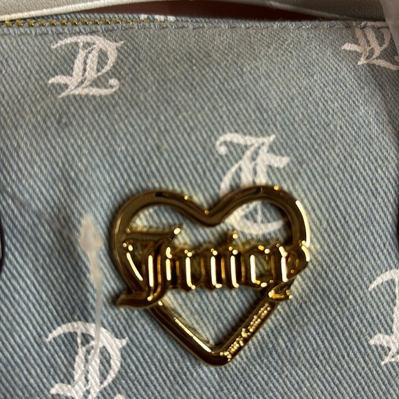 Denim logo two piece satchel set - Picture 3 of 5